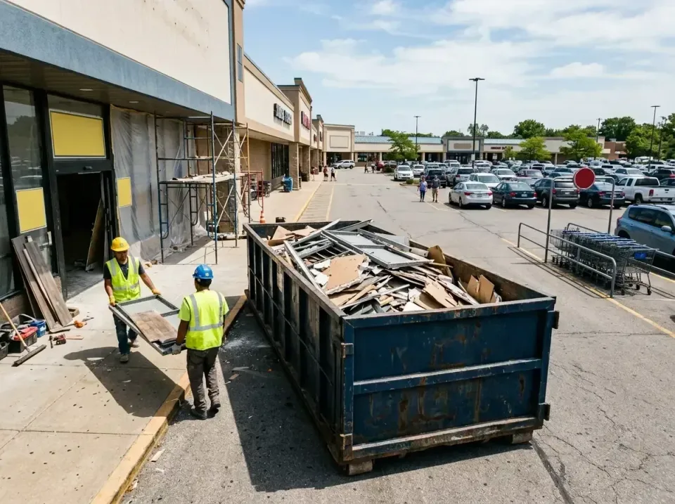 retail-store-renovation-debris-003 — frequently asked questions, Roll-off Dumpster Rentals in Franklin Park, PA